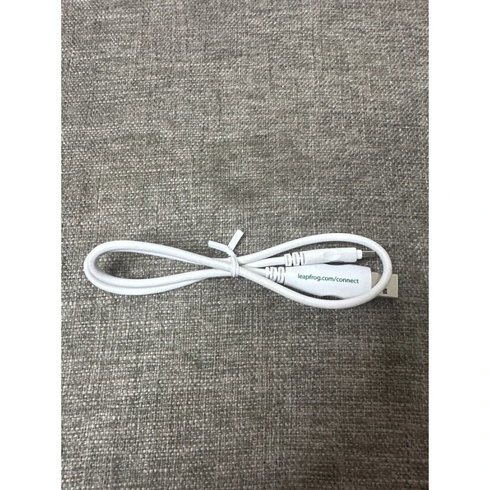 LeapFrog Original USB Sync Charging Cable Cord LeapPad LeapReader White Mini USB